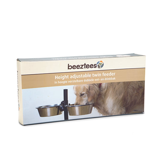 Beeztees Comedouro Duplo para Cão com Suporte