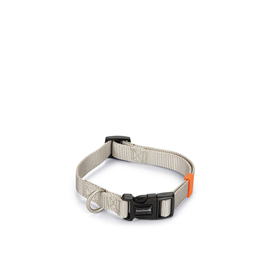 Beeztees Collar de perro de nailon gris L