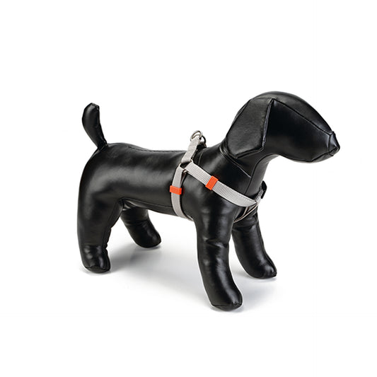Beeztees Peitoral para Cão Nylon Cinza S