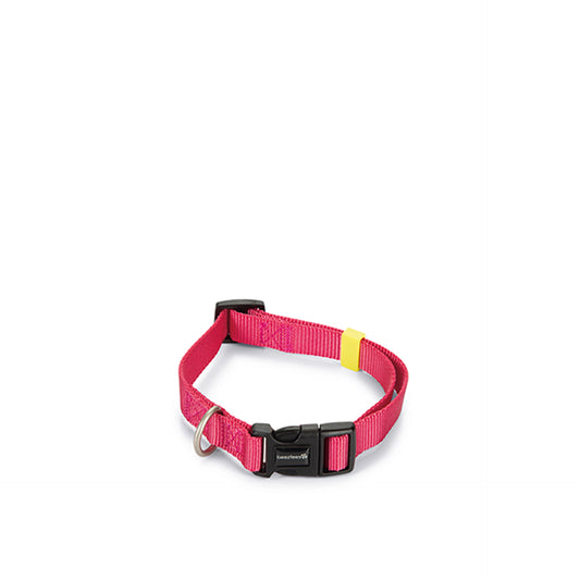 Beeztees Collar para Perro Nylon Rosa L