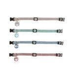 Collar de gato de nailon gris Beeztees