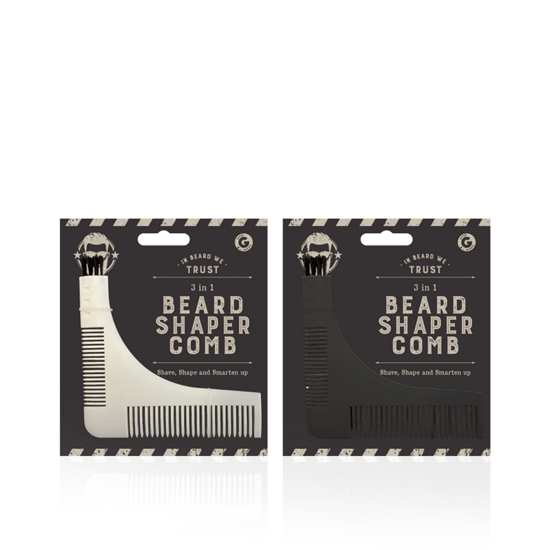 Pente 3 em 1 Modelador de Barba (2 cores sortidas)