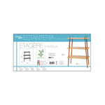 Estante Bambu com 3 Prateleiras