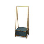 Percha de Bambú con Cesta