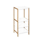 Estante Branca 3 Prateleiras Fixas + 1 Ajustável 35 x 32 x 77 cm