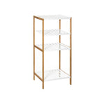 Estante Branca 3 Prateleiras Fixas + 1 Ajustável 35 x 32 x 77 cm