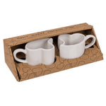 HKH Conjunto 2 Chávenas Café Forma de Coração 90 ml