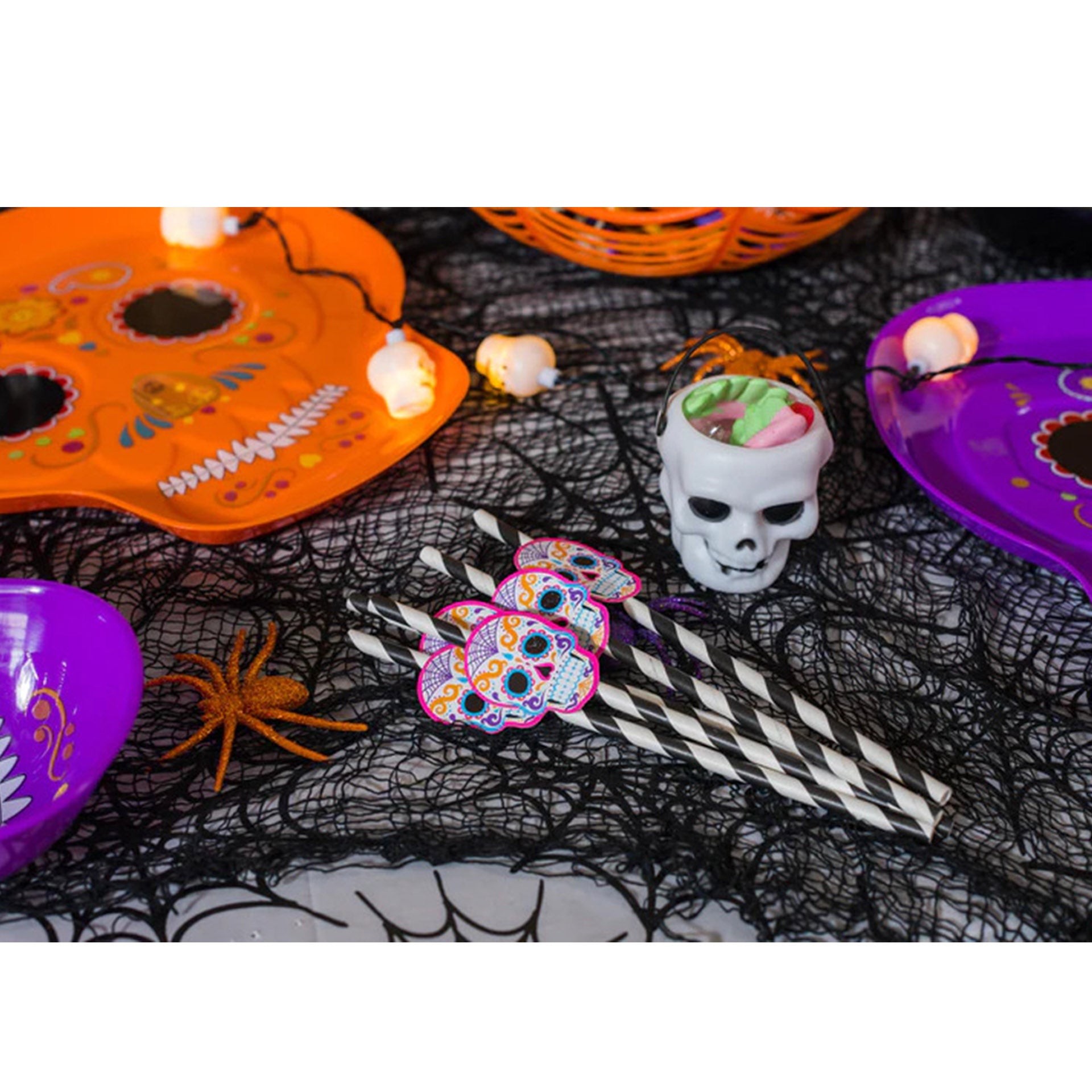 Halloween Conjunto 20 Palhas de Papel