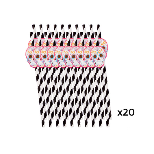 Halloween Conjunto 20 Palhas de Papel