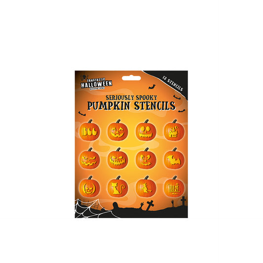 Halloween Conjunto 12 Estampilhas para Abóboras