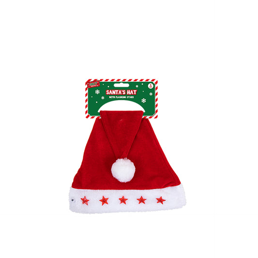 Gorro Pai Natal com Luz
