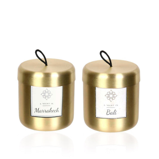 HKH Vela Copo Metal Dourado 7,3 x 7,3 x 7,5 cm