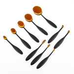 Conjunto de Pinceis de Maquilhagem Profissional Ovais (11 Pecas)