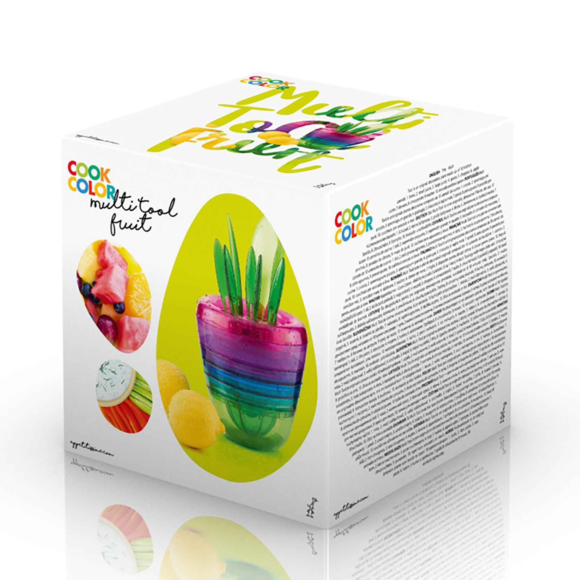 Utensilios de Cozinha Empilhaveis Multi Tool Fruit Cook Color