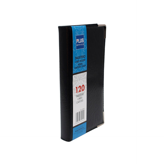 Plus Porta Cartões Preto 120 Cartões
