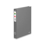 Carpeta archivadora lomo estrecho ámbar gris