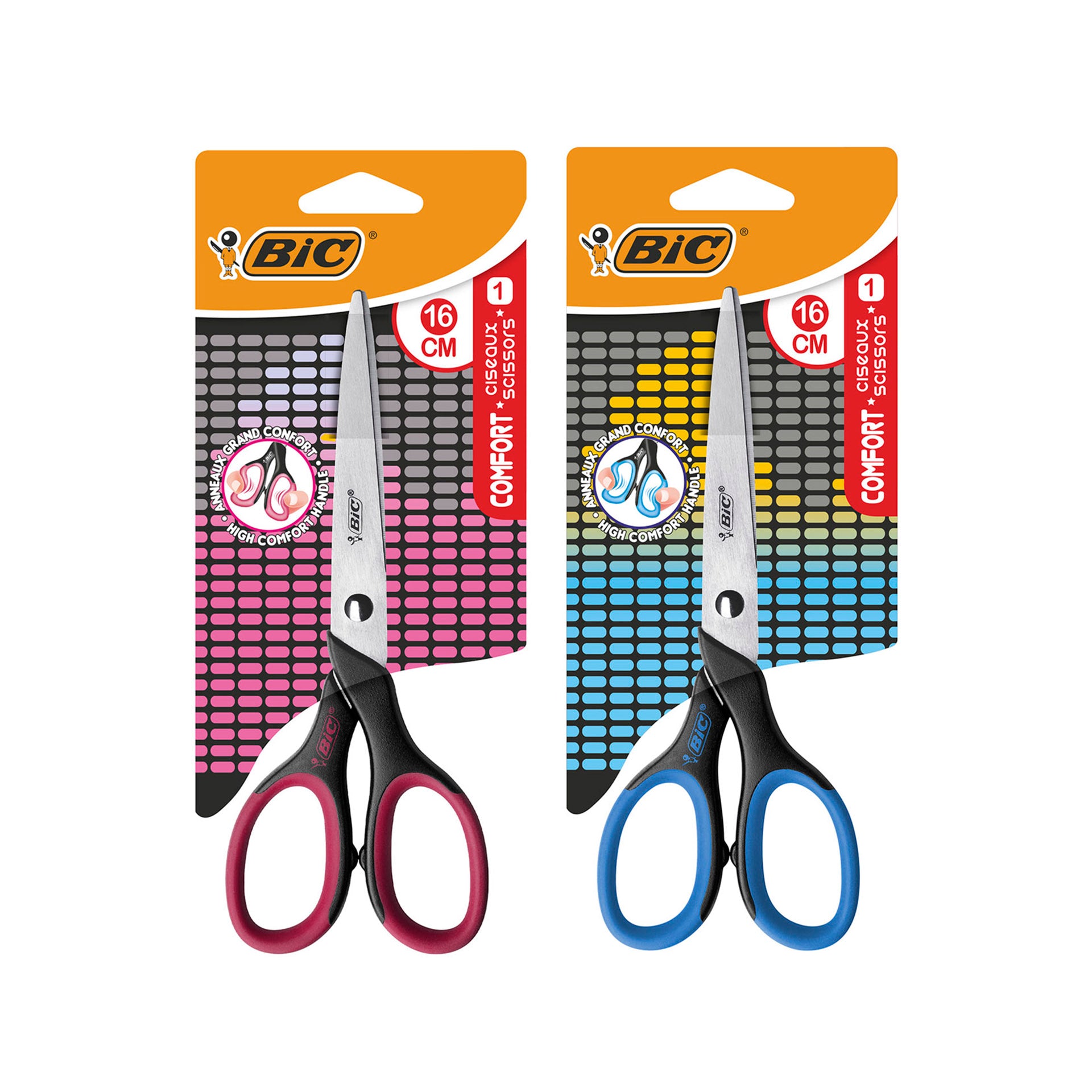 Tijeras Bic Comfort 16 cm 1ud