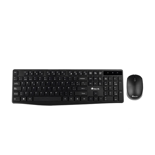 NGS Teclado + Rato Multimédia Wireless