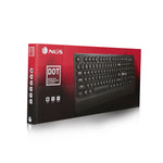 Teclado NGS con enlace USB Teclas circulares y reposamuñecas