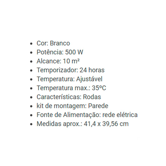 Taurus Convector Parede CHTA 500 W