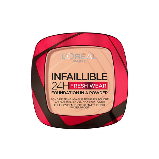 L'Oréal Infaillible Pó e Base 2 em 1 24H Nº 245 Golden Honey