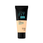 Maybelline Fit Me Natural Matte &amp; Poreless Face Foundation No. 118 Nude