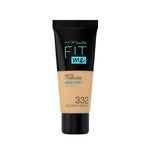 Maybelline Base Fit Me Matte + Poreless Nº 332 Caramelo Dorado 30 ml