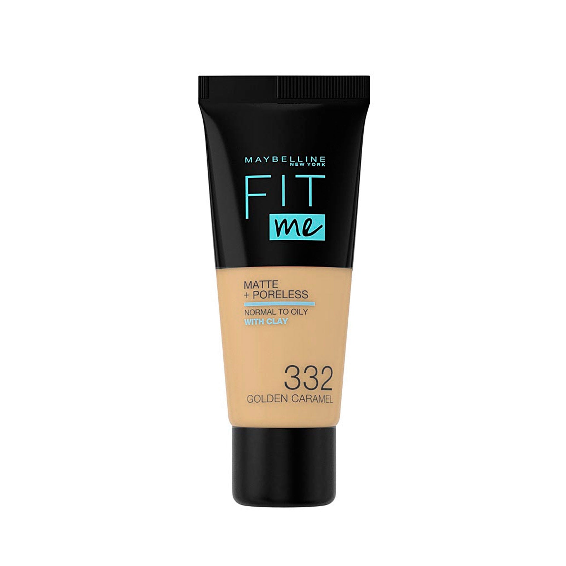 Maybelline Base Fit Me Matte + Poreless Nº 332 Golden Caramel 30 ml