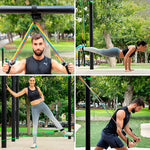 Conjunto de 5 Elásticos de Resistência e Guia de Exercícios