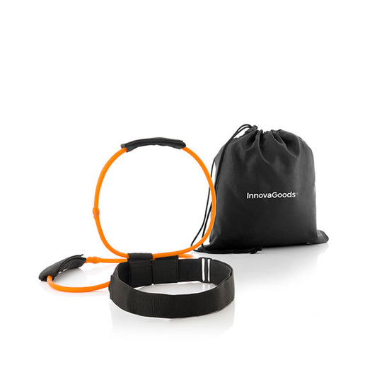 Cinturão com Elástico de Resistência e Guia de Exercícios Bootrainer