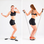 Disco giratorio cardio con guía de ejercicios
