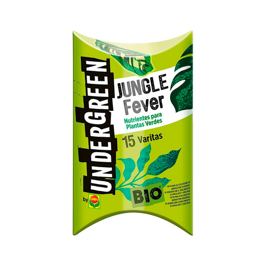 COMPO Undergreen Jungle Fever - Nutrição Plantas Verdes & Bonsais 15 Sticks