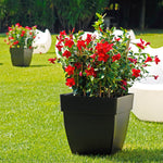 Artevasi Vaso Capri 35 cm Quadrado Antracite