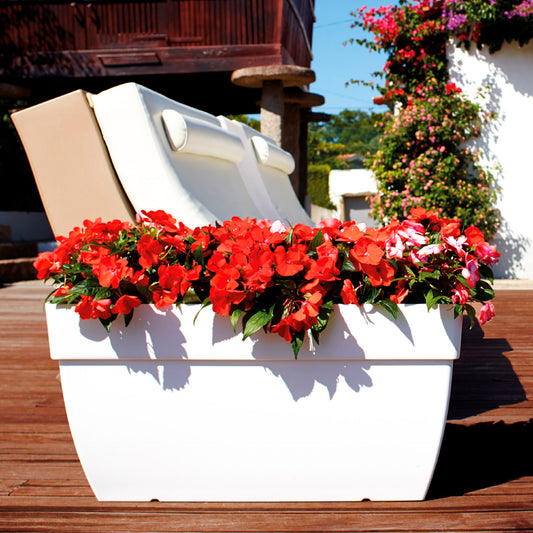 Artevasi Floreira Capri XL 60 cm Branco