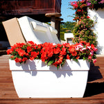 Artevasi Floreira Capri XL 80 cm Branco