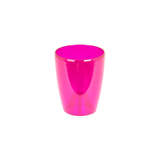 Artevasi Vaso Fiji Orquídea 12,5 cm Rosa Fuchsia Transparente