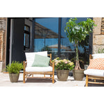 Artevasi Vaso Capri Campana 25 cm Verde Azeitona
