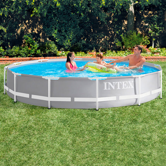 Intex Piscina Desmontável Redonda Prism Frame 6503 Litros