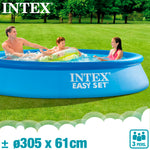 Intex Piscina Insuflável Easy Set Redonda com Bomba de Filtro