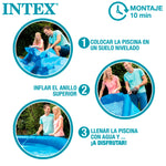 Intex Piscina Insuflável Easy Set Redonda com Bomba de Filtro