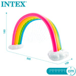 Intex Arco-Íris Insuflável Gigante com Jato de Água +3 anos