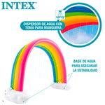 Intex Arco-Íris Insuflável Gigante com Jato de Água +3 anos