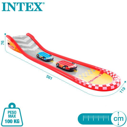 Intex Pista Insuflável Deslizante Racing Fun +6 anos