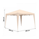 Carpa plegable de lona para jardín