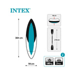 Intex Kayak Hinchable K2 Excursion Pro 2 Palas + Bomba