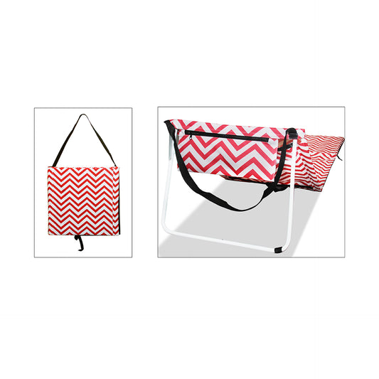 Cinta de correr plegable en zig-zag roja HKH