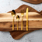 Faqueiro 16 Peças Dourado