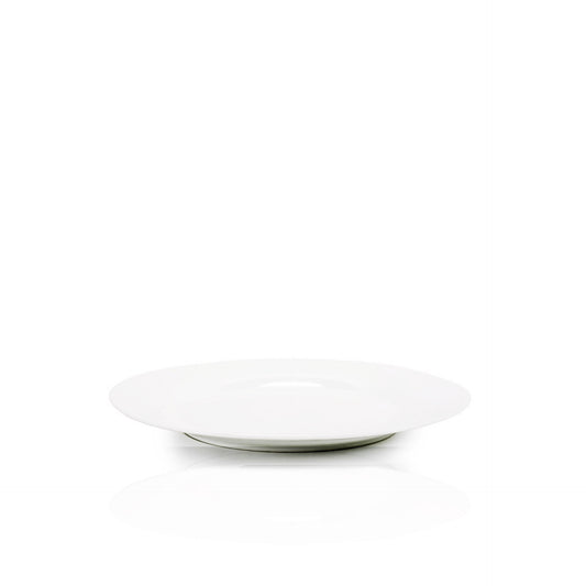 Prato Porcelana Sobremesa Branco 21 cm