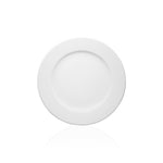 Prato Porcelana Sobremesa Branco 21 cm
