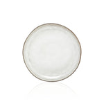 Prato Porcelana Cinza Flower 26 cm